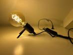 Lucide PUKKI - Tafellamp - LED - E27 - 1x5W 2200K - Zwart, Ophalen of Verzenden, Zo goed als nieuw, Metaal, Minder dan 50 cm
