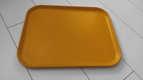 Vintage dienblad Mepex geel, Huis en Inrichting, Woonaccessoires | Dienbladen, Gebruikt, Kunststof, Rechthoekig, Ophalen of Verzenden