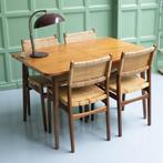 Vintage uitschuifbare eettafel Pastoe, Gebruikt, 200 cm of meer, Vijf personen of meer, Rechthoekig