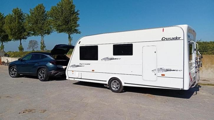 Elddis Crusader type 482 hurricane!, Caravans en Kamperen, Caravans, Particulier, Elddis, Airco, Douche, Fietsenrek, Kachel, Koelkast