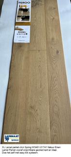 XL Lamel Parket Klik Spring Oak Natuur voor afgeolied, Lamel parket click natuur eik, 75 m² of meer, Nieuw, Ophalen of Verzenden