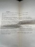 Bouwtekening houten poppen wiegje - knutsel patroon -vintage, Hobby en Vrije tijd, Knutselen, Ophalen of Verzenden, Zo goed als nieuw