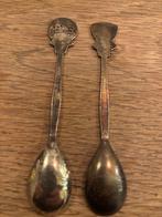 Verzilverd thee lepeltje Zonnebloem, Antiek en Kunst, Antiek | Bestek, Ophalen of Verzenden