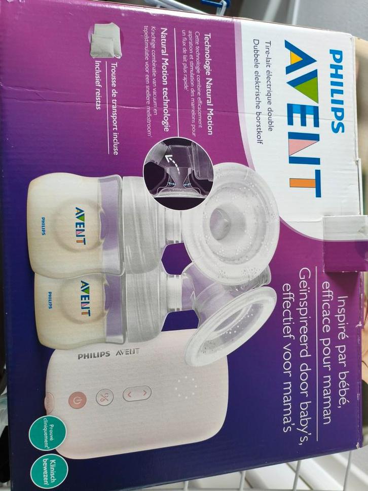 Avent dubbele elektrische borstkolf, Kinderen en Baby's, Babyvoeding en Toebehoren, Zo goed als nieuw, Borstkolf, Ophalen of Verzenden