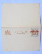Dubbele briefkaart met betaald antwoord dubbele overdruk, Ophalen of Verzenden, Briefkaart