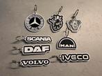 Sleutelhangers Scania, DAF, Volvo, Mercedes, Verzamelen, Sleutelhangers, Ophalen of Verzenden, Nieuw, Merk