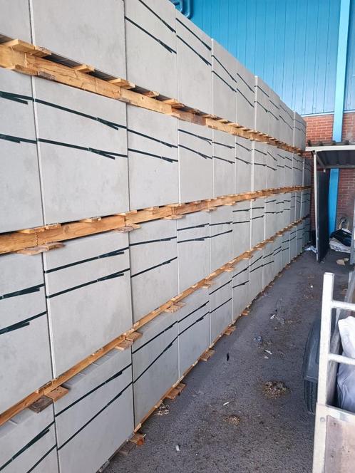 tegel 60x60x6 cm Tremico grijs met facet aanbieding, Tuin en Terras, Tegels en Klinkers, Nieuw, Terrastegels, Beton, 10 m² of meer