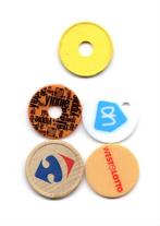 5 winkelkwagenmuntjes, Verzenden