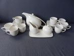 23 delig servies Hulshoff model Targa Porto + sauskom NIEUW, Huis en Inrichting, Nieuw, Ophalen of Verzenden, Effen, Porselein