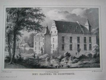 18 / Doorwerth/ Doorenweerd / het Kasteel Litho 1846 beschikbaar voor biedingen