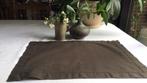 Placemats Flamant home interiors bruin/55%linnen/45%katoen/6, Ophalen of Verzenden, Zo goed als nieuw, Bruin, Placemat