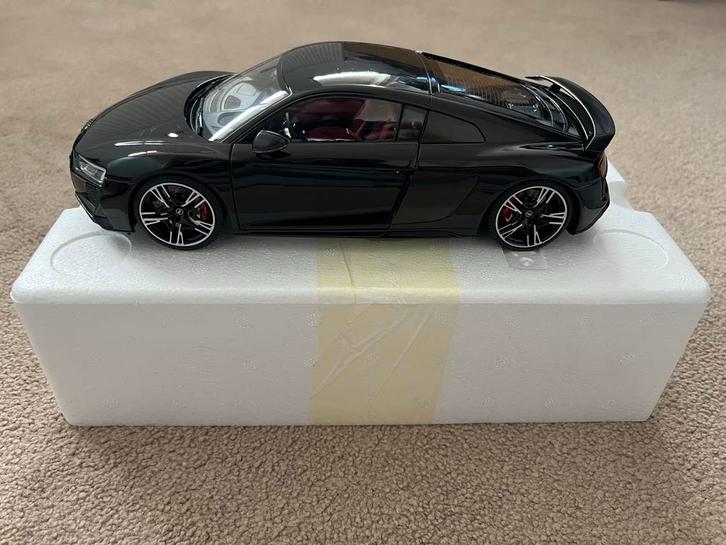 Audi R8 Kengfai 1:18 Zwart - Nieuwstaat!, Hobby en Vrije tijd, Modelauto's | 1:18, Nieuw, Auto, Overige merken, Ophalen of Verzenden