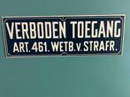 Bord verboden toegang, Ophalen of Verzenden