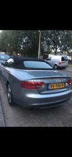 Audi a5 cabrio 2009 let op koppakking lek, Auto's, Zwart, Cabriolet, Leder, Adaptive Cruise Control