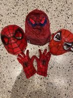 Maskers Spiderman en handschoenen, Kinderen en Baby's, Jongen of Meisje, Ophalen of Verzenden, Zo goed als nieuw