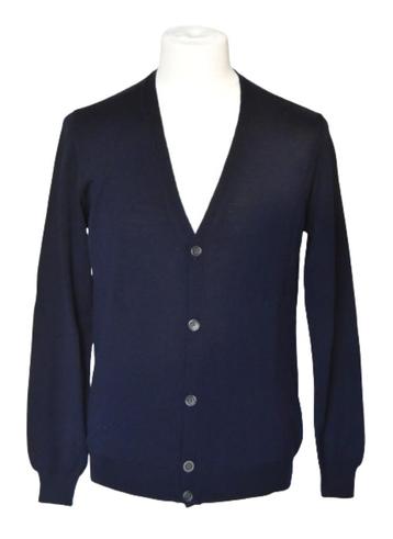Nieuwe Knit Society cardigan, vest, blauw, Mt. L beschikbaar voor biedingen