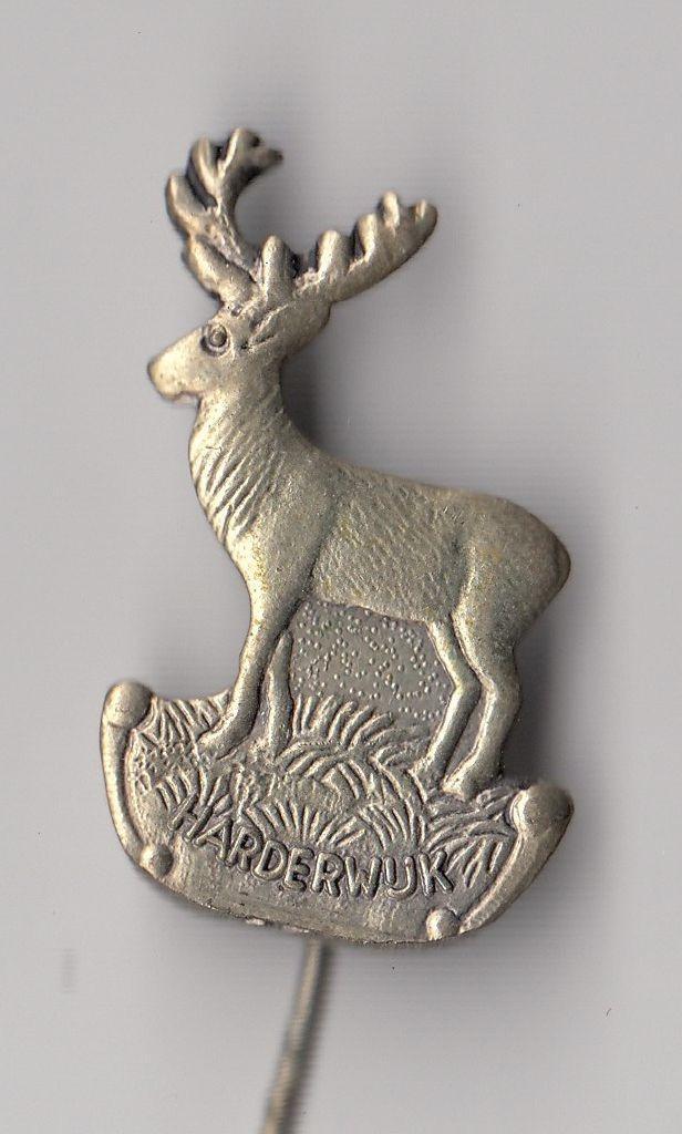 Harderwijk Hert speldje, Verzamelen, Speldjes, Pins en Buttons, Gebruikt, Speldje of Pin, Overige onderwerpen, Ophalen of Verzenden