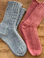 Handgebreide wollen sokken maat 33-34 December actie-10%, Kleding | Dames, Sokken en Kousen, Sokken en Kniesokken, Overige kleuren