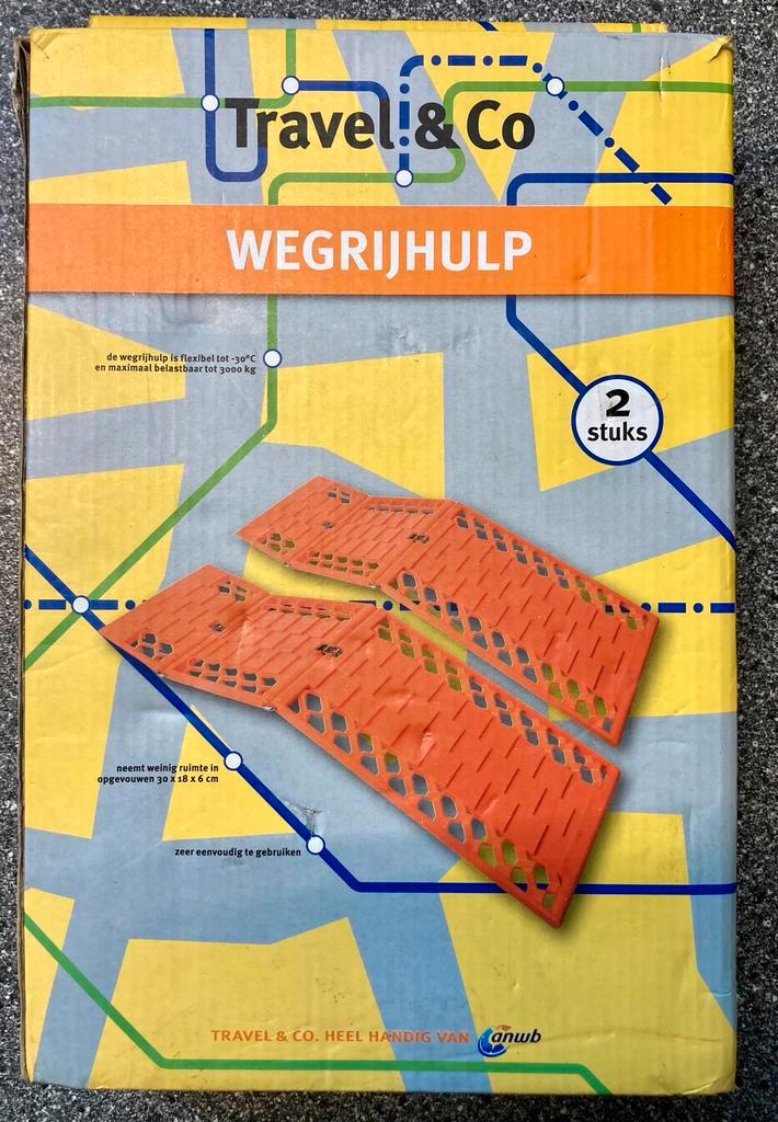 ANWB Wegrijhulp Gripplaat Antislipmat Tractiehulp 3000 kg, Auto diversen, Auto-accessoires, Zo goed als nieuw, Ophalen of Verzenden