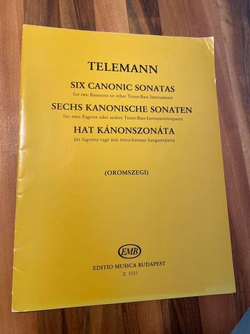Telemann - Zes Canonische Sonates beschikbaar voor biedingen