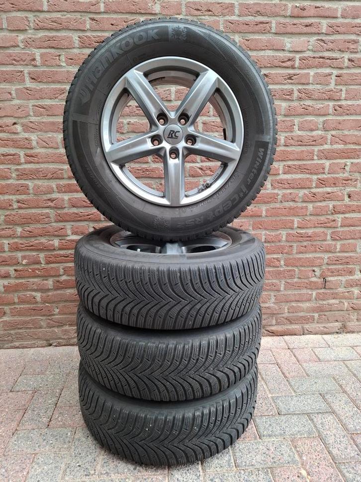 Nissan Qashqai velgen 16 inch incl.TPMS + winterbanden, Auto-onderdelen, Banden en Velgen, Banden en Velgen, Winterbanden, 16 inch