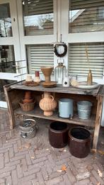 Houten werkbank, Ophalen, Gebruikt