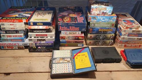 Veel verschillende vintage bordspellen, Hobby en Vrije tijd, Gezelschapsspellen | Bordspellen, Gebruikt, Een of twee spelers, Drie of vier spelers