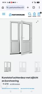 Kunststof Kozijn met Deur, 80 tot 100 cm, Nieuw, Ophalen of Verzenden, Buitendeur