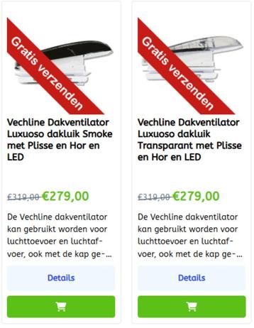 Ventilator dakluik Vechline Luxuoso plisse en Hor en Led beschikbaar voor biedingen