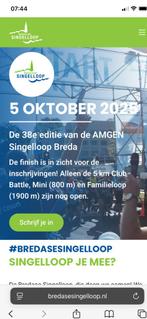 Gezocht startbewijs singelloop breda 5 of 10 km, Tickets en Kaartjes, Eén persoon, Overige soorten