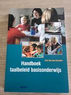 Kris Van den Branden - Handboek taalbeleid basisonderwijs, Boeken, Studieboeken en Cursussen, Ophalen of Verzenden, Zo goed als nieuw