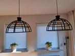 2 stoere hanglampen, Ophalen, Gebruikt, Metaal, Minder dan 50 cm