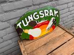 TUNGSRAM lampen oud emaille reclamebord, Antiek en Kunst, Antiek | Emaille, Ophalen of Verzenden