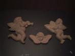 te koop 3 kleine terra cotta engeltjes voor aan de muur, Ophalen, Nieuw