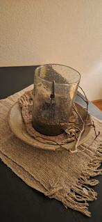 Dienblad en vaas, Huis en Inrichting, Woonaccessoires | Dienbladen, Ophalen, Rond, Hout