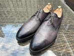 Santoni veterschoenen model 12120 maat 8,5 UK/EU 42,5, Overige kleuren, Ophalen of Verzenden, Santoni, Gedragen