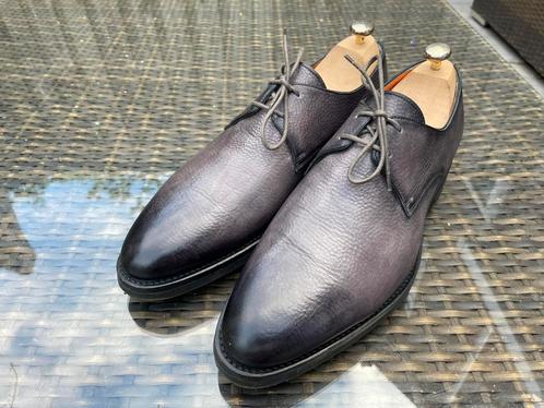 Santoni veterschoenen model 12120 maat 8,5 UK/EU 42,5, Kleding | Heren, Schoenen, Gedragen, Veterschoenen, Overige kleuren, Ophalen of Verzenden