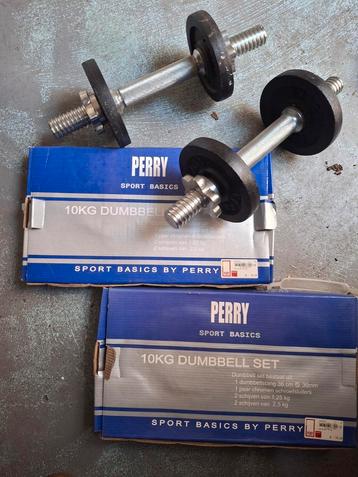 2x Dumbbell set 10 kg beschikbaar voor biedingen