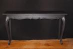 Side table queen ann gerestyled met zwarte krijtverf lengte