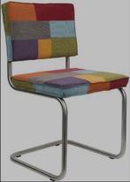 De Ridge Rib buisframe stoel van Zuiver - kleurrijke, Huis en Inrichting, Stoelen, Ophalen, Zo goed als nieuw, Stof, Vier
