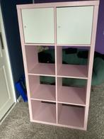 Kallax kast, Ophalen, Met deur(en), 100 tot 150 cm, Zo goed als nieuw