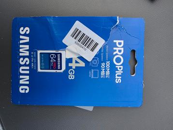 Samsung PRO Plus 64GB MicroSDXC Kaart beschikbaar voor biedingen