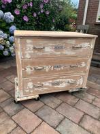 Super brocante oud grenen ladenkast, Ophalen