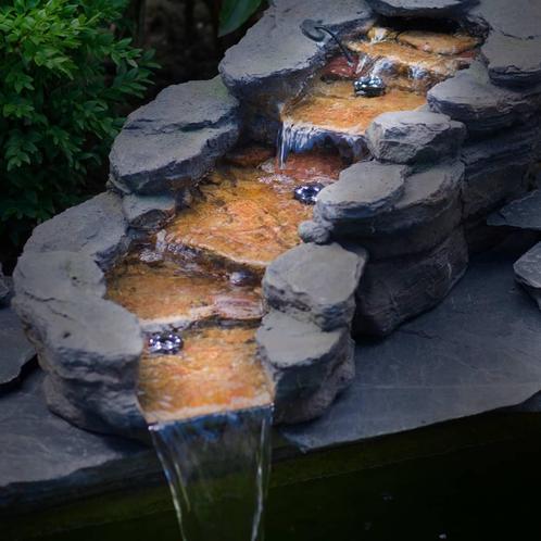 Ubbink Cazorla beekloop set, Tuin en Terras, Waterpartijen en Fonteinen, Nieuw, Waterval, Kunststof, Ophalen of Verzenden