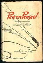 CRITISCH BULLETIN. Titel: Pen en Penseel. Bijzonder nummer v, Boeken, Ophalen of Verzenden, Gelezen, Schilder- en Tekenkunst