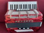 Mooie Delicia Carmen accordeon . 80 bas ., Muziek en Instrumenten, Accordeons, Gebruikt, 80-bas, Delicia, Met riemen