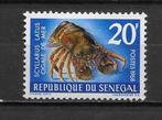 Senegal dieren 1968 postfris kreeft, Postzegels en Munten, Postzegels | Thematische zegels, Ophalen of Verzenden, Dier of Natuur