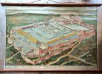 Schoolplaat / wandkaart / rolkaart 'De tempel van Jeruzalem', Antiek en Kunst, Ophalen, Geschiedenis