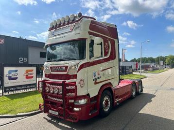 Scania S730 V8 NGS 6x4 - Hydraulic - SHOWTRUCK (bj 2018) beschikbaar voor biedingen