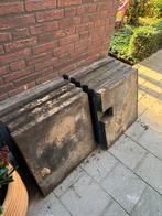 Robuuste terras tegels grijs 11x, Tuin en Terras, Tegels en Klinkers, Ophalen, Gebruikt, Beton, Terrastegels